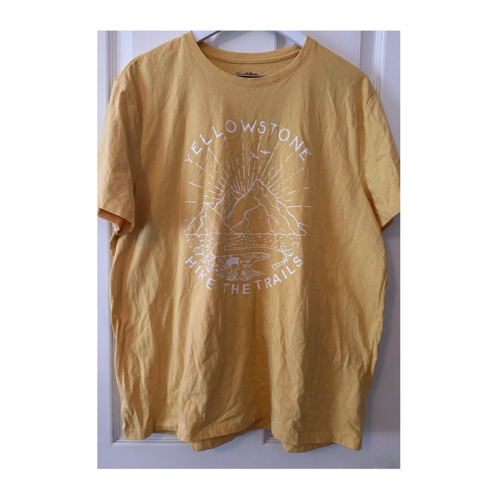 Yellowstone Graphic T-Shirt - Yellow